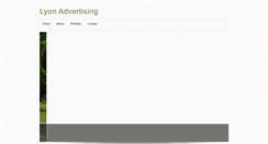 Desktop Screenshot of lyonadvertising.com